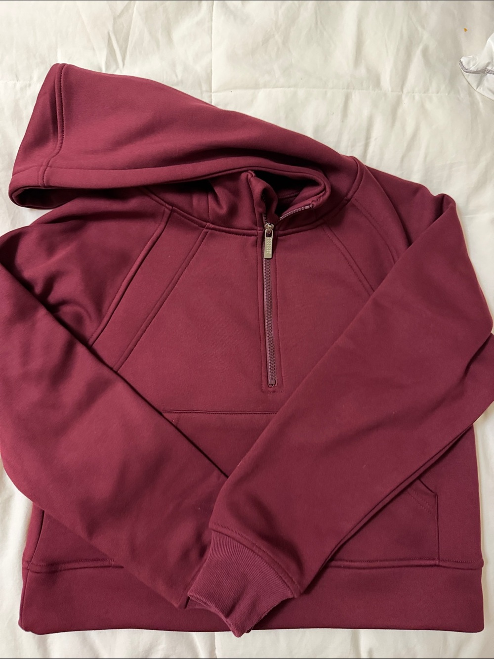 Ulu Women's Half-Zip Hoodie - Burgundy